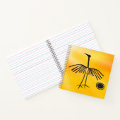 Indiaanse Phoenix Thunderbird Notitieboek (Binnen)
