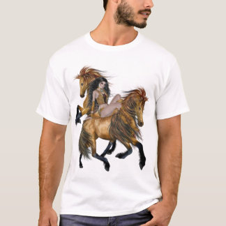 Indiaanse prinses en hengsten Shirt