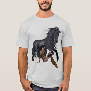 Indiaanse prinses en hengsten Shirt