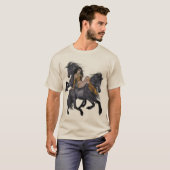Indiaanse prinses en hengsten Shirt (Voorkant volledig)