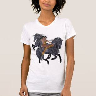 Indiaanse prinses en hengsten Shirt
