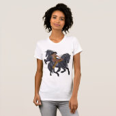 Indiaanse prinses en hengsten Shirt (Voorkant volledig)