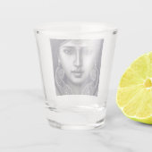 indiaanse prinses shot glas (Achterkant)