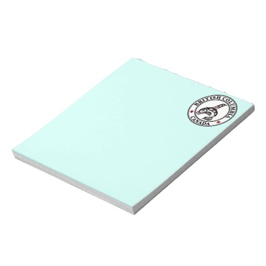 Indiaanse rode zwarte Haida Orca Killer Whale Notitieblok (Linkerzijde)