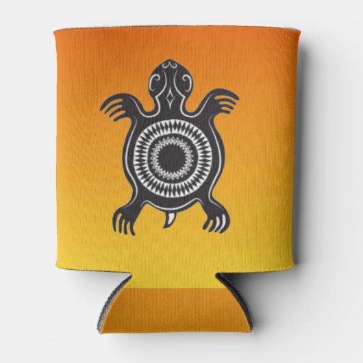 Indiaanse schildpad symbool blikjeskoeler (Voorkant)