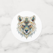 Indiaanse Spirituele wolf Confetti (Kleine voorkant)