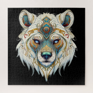 Indiaanse Spirituele wolf Legpuzzel