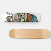 Indiaanse stam gotische schedel skateboard (Horizontaal)