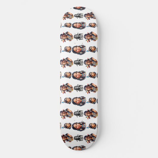 Indiaanse stam patroon ontwerp persoonlijk skateboard (Voorkant)
