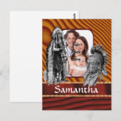 Indiaanse stamhoofden briefkaart (Voorkant / Achterkant)