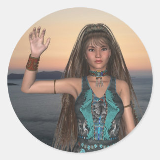 Indiaanse Sticker
