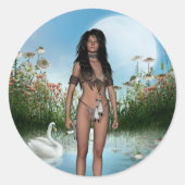 Indiaanse Sticker (Voorkant)