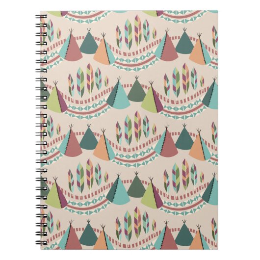 indiaanse stilisatie notitieboek (Voorkant)