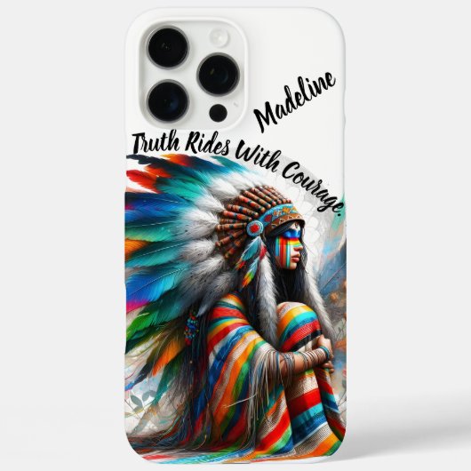 Indiaanse traditionele Design Case-Mate iPhone Case (Achterkant)