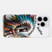 Indiaanse traditionele Design iPhone Hoesje (Achterkant horizontaal)