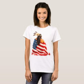 indiaanse vlag t-shirt (Voorkant volledig)