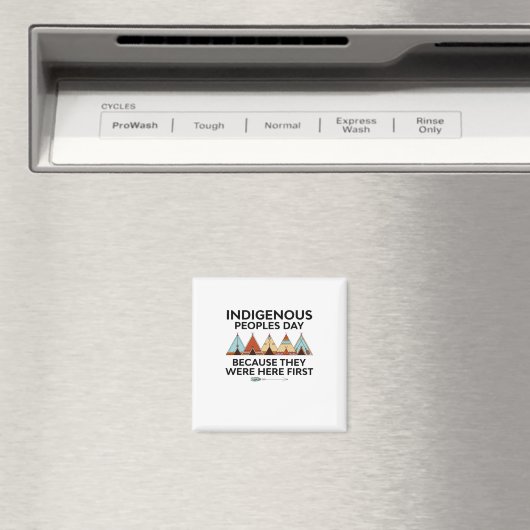 Indiaanse volkerendag waren hier de eerste inheems magneet (Insitu (Vaatwasser))