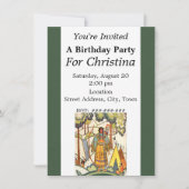  Indiaanse Vrouw Dorp Verjaardag Kaart (Voorkant)