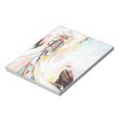 Indiaanse vrouw en adelaar notitieblok (Linkerzijde)