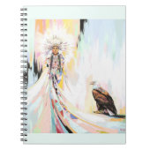 Indiaanse vrouw en adelaar notitieboek (Voorkant)