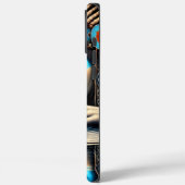 Indiaanse vrouw en trouwe leeuw Case-Mate iPhone case (Achterkant / Links)