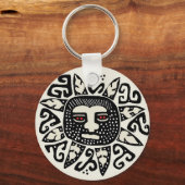 Indiaanse Zonnegestalte Sleutelhanger (Voorkant)