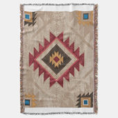 Indiaanse zuidwestelijke stam deken (Voorkant Verticaal)