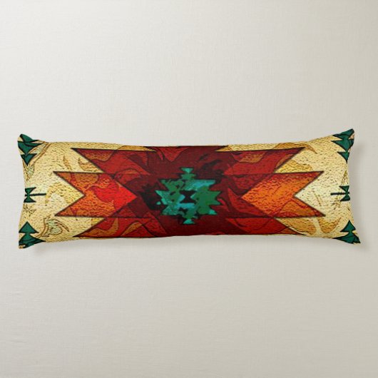 Indiaanse zuidwestelijke stam lichaamskussen (Achterkant)