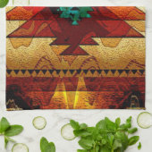 Indiaanse zuidwestelijke stam theedoek (Gevouwen)