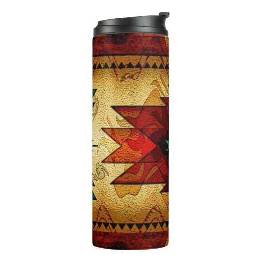 Indiaanse zuidwestelijke stam thermosbeker (Gedraaid links)