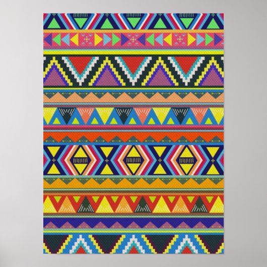 Indiaanse zuidwesten kleurrijk poster (Voorkant)