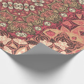 Indiaas abstract medaillonpatroon. Boho en zigeune Cadeaupapier (Hoek)