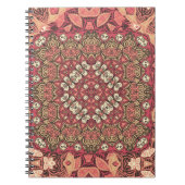 Indiaas abstract medaillonpatroon. Boho en zigeune Notitieboek (Voorkant)