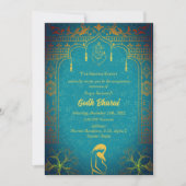 Indiaas Baby shower Godh Bharai Hindu Kaart (Voorkant)