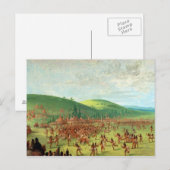 Indiaas balspel briefkaart (Voorkant / Achterkant)