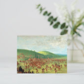 Indiaas balspel briefkaart (Staand voorkant)