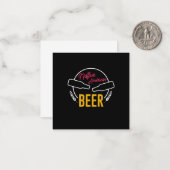 Indiaas Bier Notitiekaartje (Voorkant / Achterkant in situ)