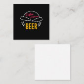 Indiaas Bier Notitiekaartje (Voorkant / Achterkant)