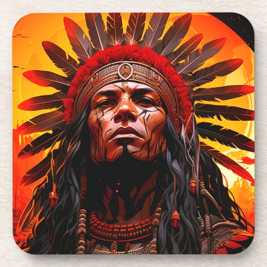 Indiaas Bier Onderzetter (Voorkant)