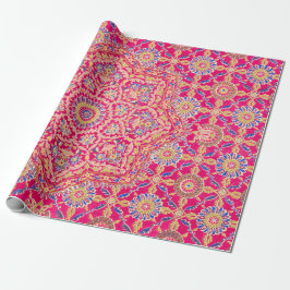 Indiaas borduurpatroon Cadeaupapier