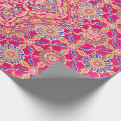  Indiaas borduurpatroon Cadeaupapier (Hoek)