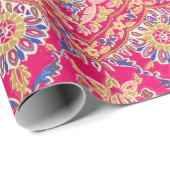  Indiaas borduurpatroon Cadeaupapier (Rol Hoek)