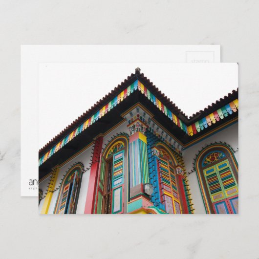 Indiaas Briefkaart (Voorkant / Achterkant)