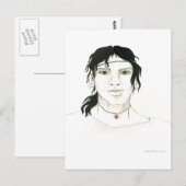 Indiaas briefkaart (Voorkant / Achterkant)