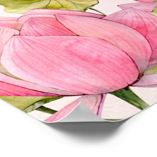 Indiaas bruiloft-welkomstbord lotus brudal-koppel poster (Hoek)