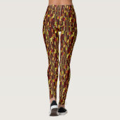 Indiaas Corn Pattern voor het najaar Leggings (Achterkant)