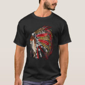 Indiaas doezeladres Western Native American T-shirt (Voorkant)