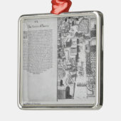 Indiaas dorp Secoton Metalen Ornament (Links)