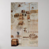 Indiaas dorp Secoton Poster (Voorkant)