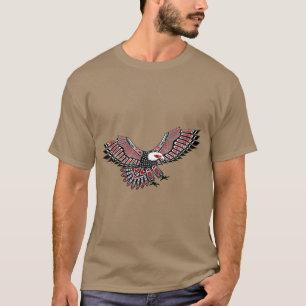 Indiaas Eagle Totem Art Northwest T-shirt